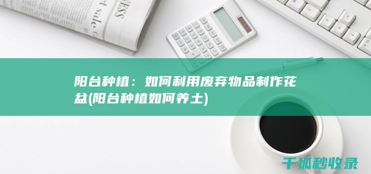 阳台种植：如何利用废弃物品制作花盆 (阳台种植如何养土)